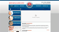 Desktop Screenshot of mediskinlaserclinic.com